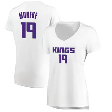 Men's Fanatics Branded Chima Moneke Purple Sacramento Kings Fast Break Replica Jersey - Icon Edition Size: Extra Large